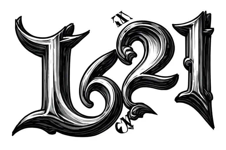 Roman Numerals Of 16 & 21