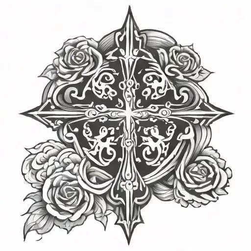 Cross Surrounded
