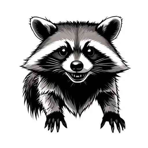 Clown Raccoon