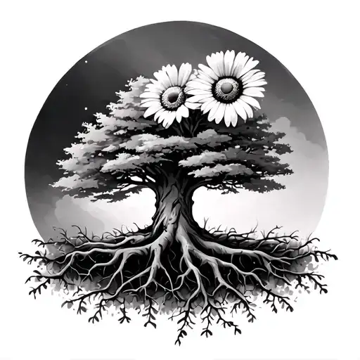 Daisy Tree Treee Roots