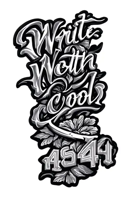1944 Write With Cool Font