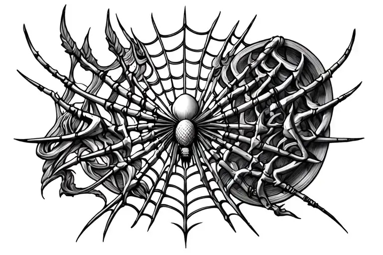 Chest Greek Mythology Spider Web Intertwined