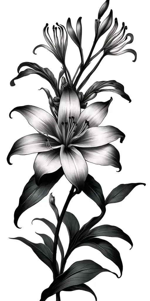 Red Spider Lily Flower