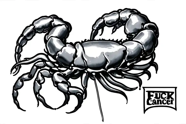 Fuck Cancer Zodiac Sign
