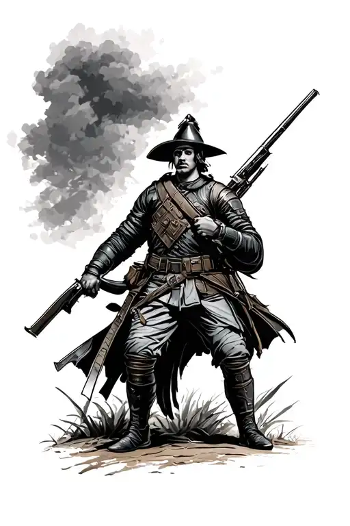 Colombian Lancer Soldier