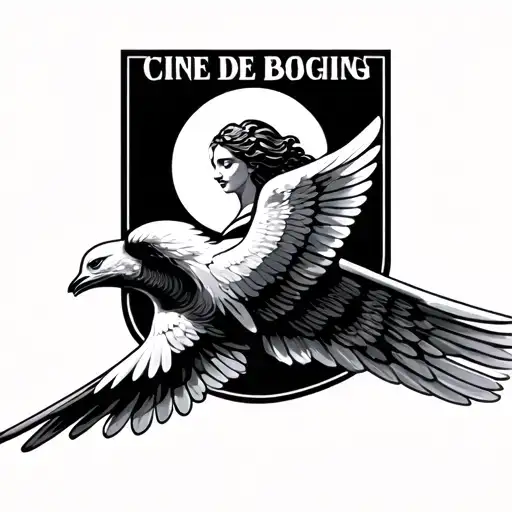 Fan De Avion Boing Con Alas De Angel