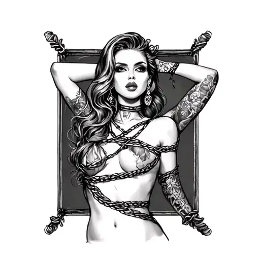 Bondage Pinup Girl