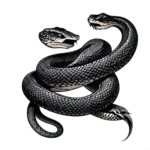 A Wounded Snake Style Traditional Style