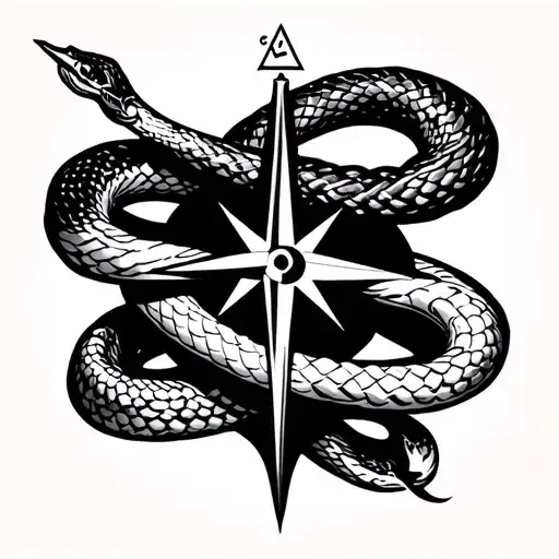 Compass & Snake Wrapping