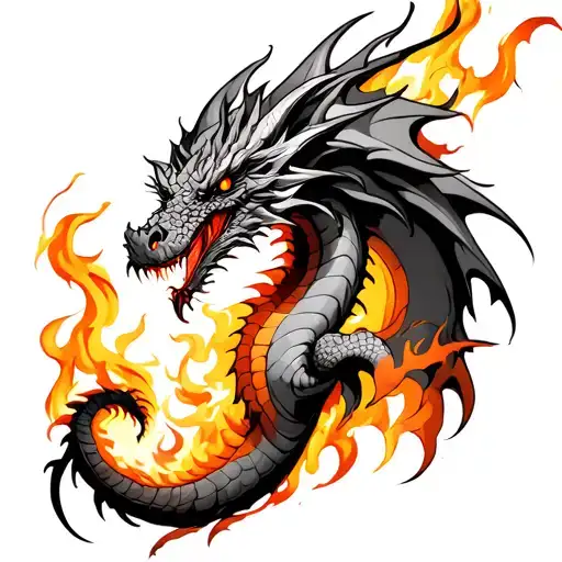 Dragon Breathing Fire