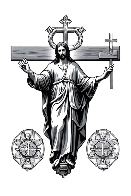 Catholic Religion Symbols Christ