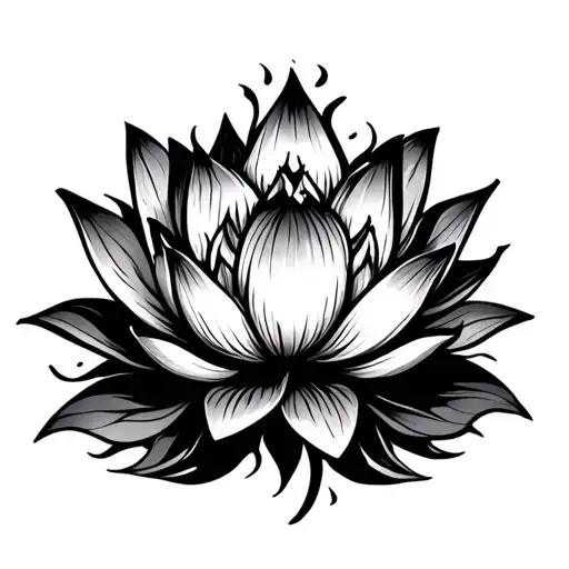 Heal Symbol Lotus Flower