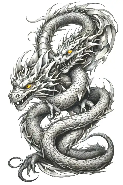 Surrealism Dragon Wrapped