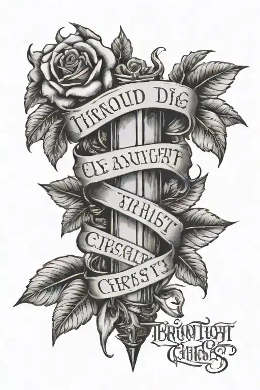 Scripture On Inner Forearm That Says I Could Do All Things Throught Christ Who Strengthens Me