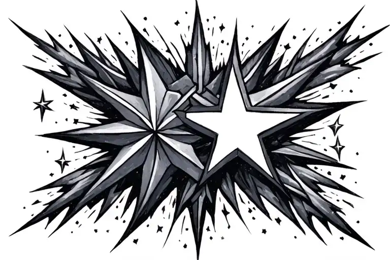 Stars Forming The Shape