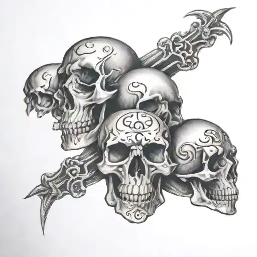 Family Of Skulls