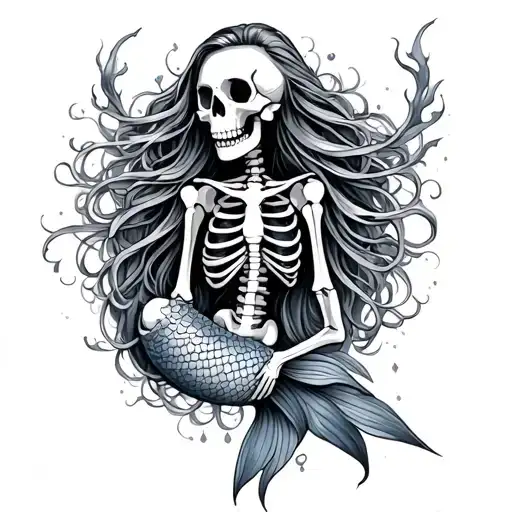 Mermaid Skeleton