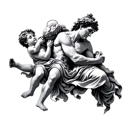 Saint Christopher Carrying Boy