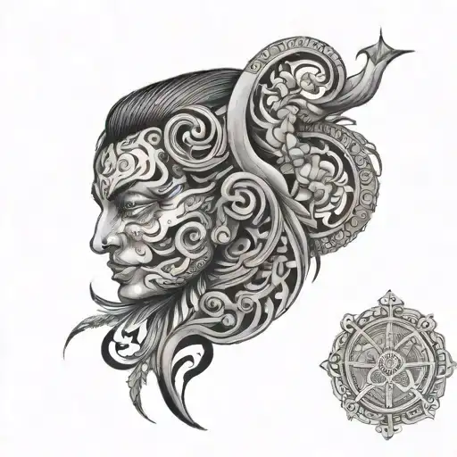 Tattoo Cultures From Around The World Intertwine Into One