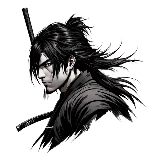 Kenshin Himura Side View