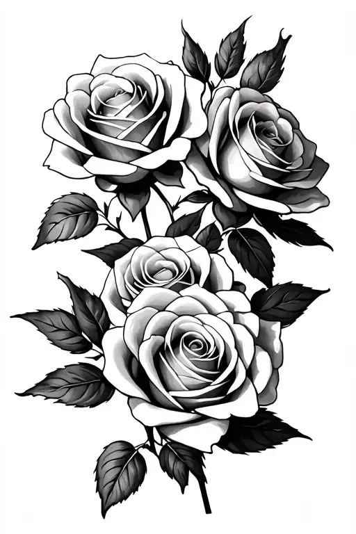 Roses Blooming