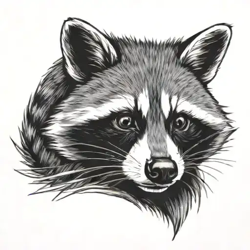 Creepy Raccoon