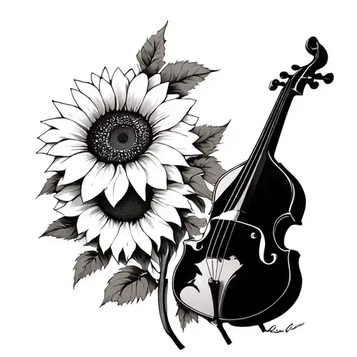 Double Bass Girasoles