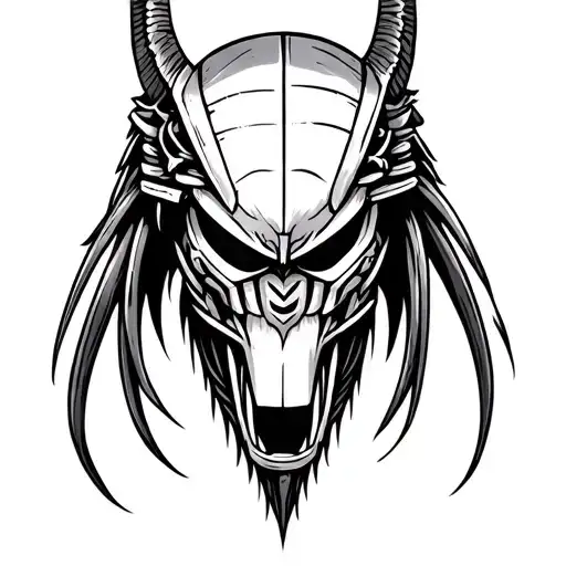 Predator Samurai Mask