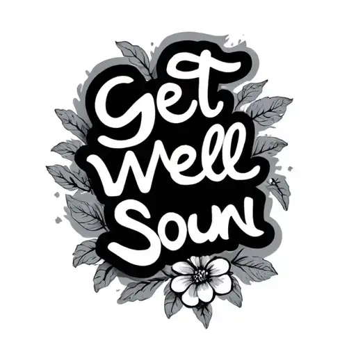Get Well Soon Text