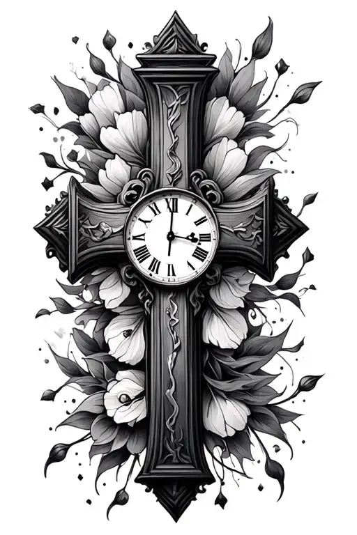 Cross With Clocks