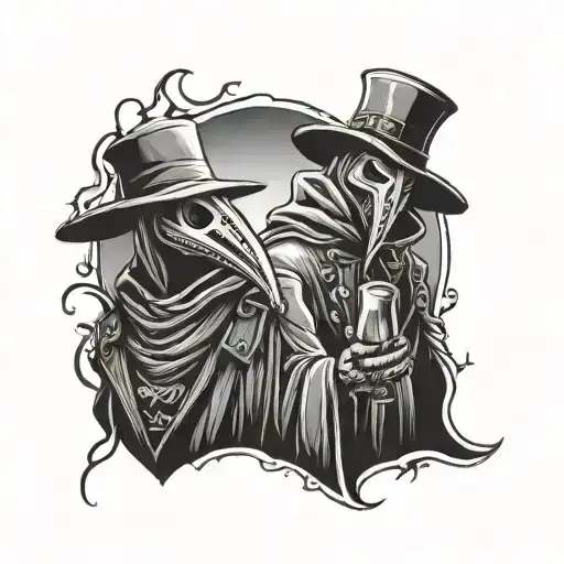 Plague Doctor And The Beggar