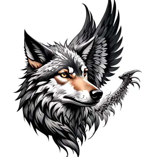 Phoenix And Wolf