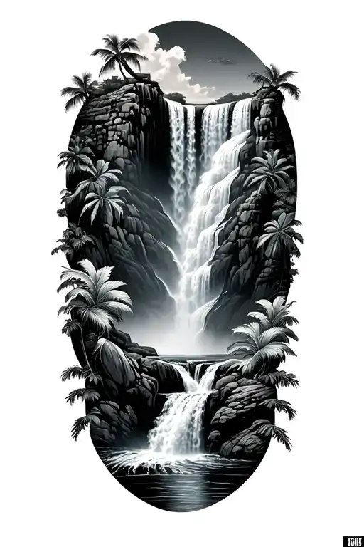 Hawaiin Waterfall