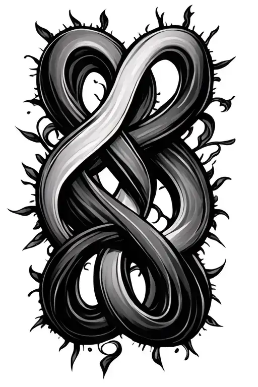 Infinity Symbol With Names Incorporated