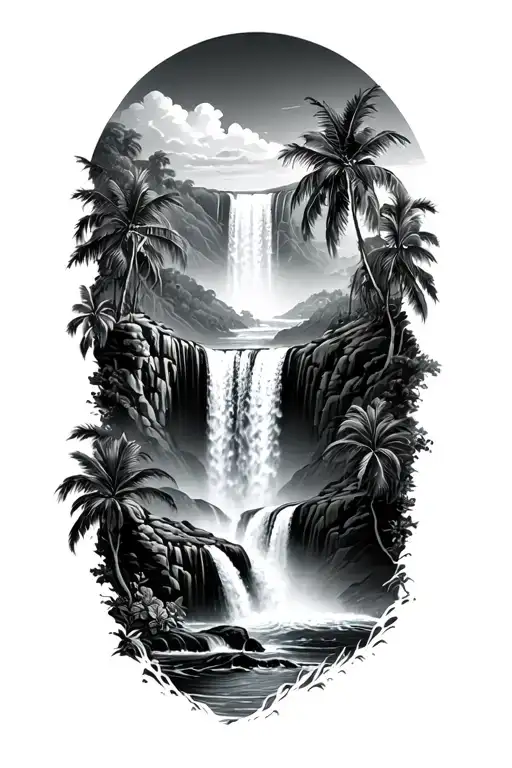 Hawaiin Waterfall