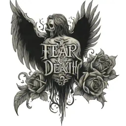 Fear Not Death But Fear Not Living Full Back