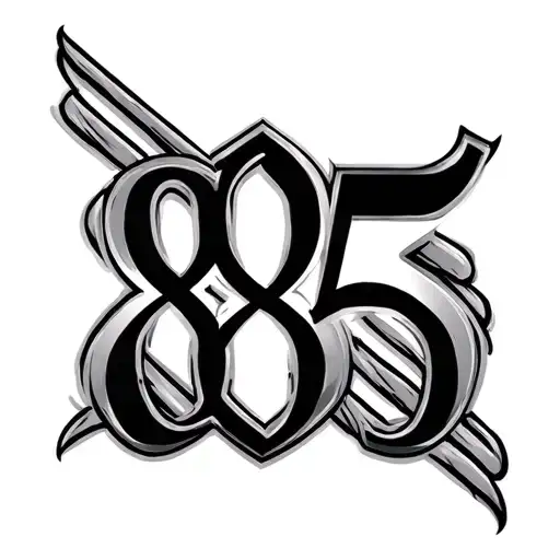 The Letter M And The Number 85 Chevy Silverado Driving
