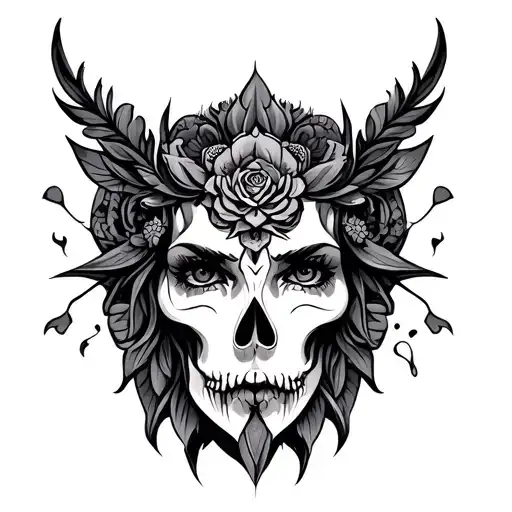 Mekhanik Tatoo Design Incorporating Elements
