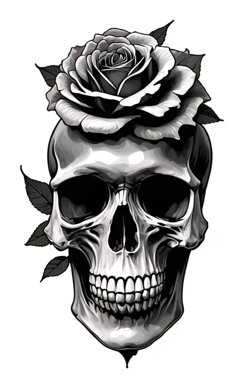 Skull And Roses