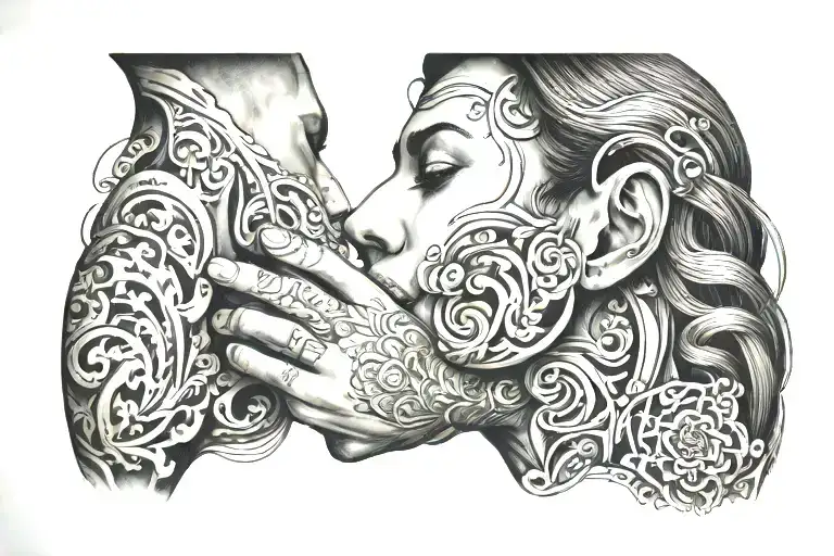 Hand Around Throat Surrounded