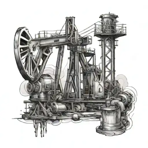 Oilfield And Working Away