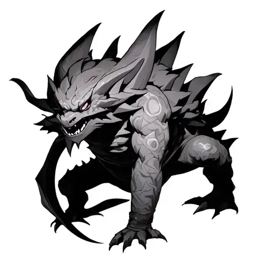 Japanese Gengar Demon Slayer Anime