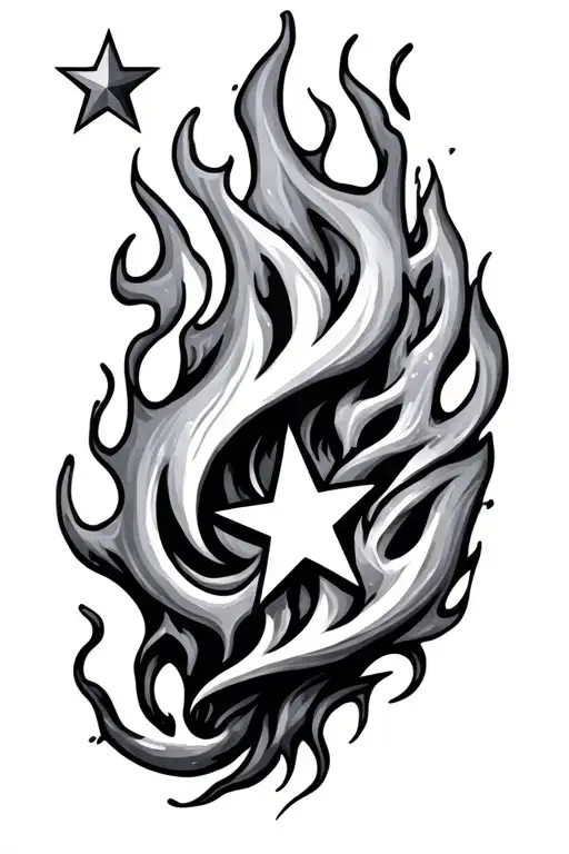 Stars And Flame