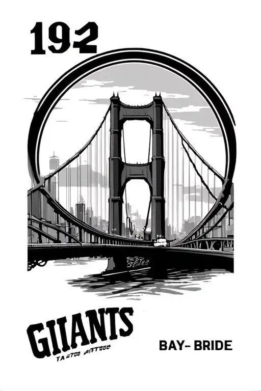 1942 Fleetline Sf Giants Logo Bay Bridge