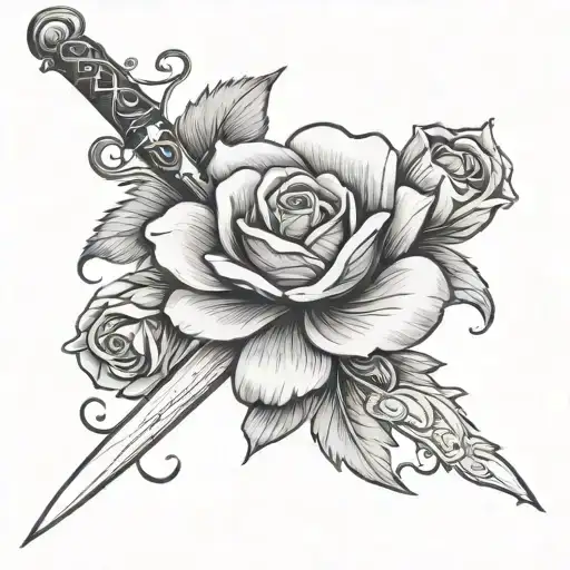 Tudor Rose Sword