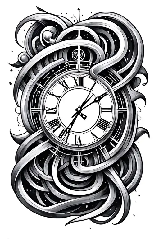 Time Maze Tattoo Engrenage
