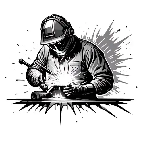 Welder Background Black And White