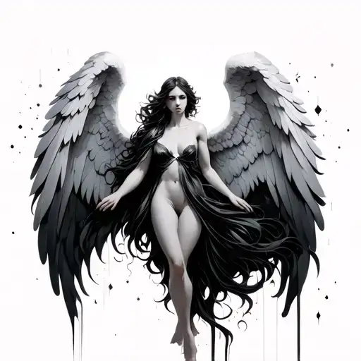 Kintsugi Whit The Angel Fallen Angel