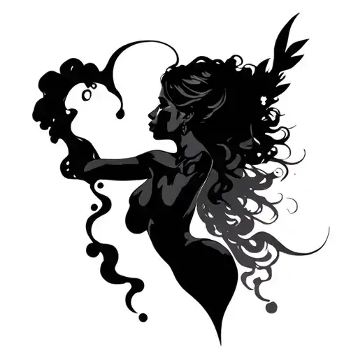 I Think Fast On The Woman's Silhouette
