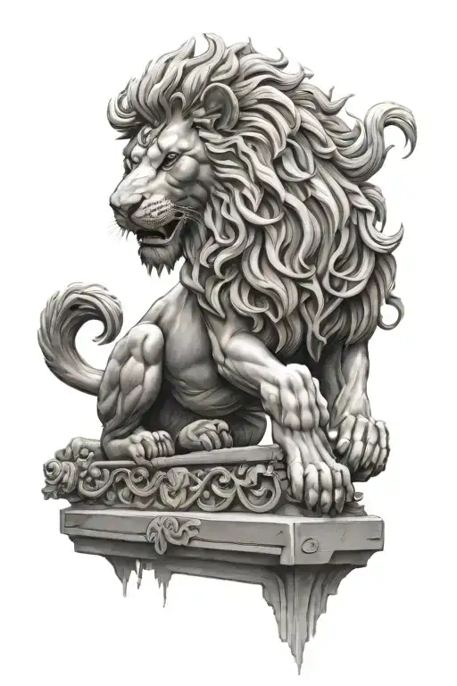 Guardian Lion Statue
